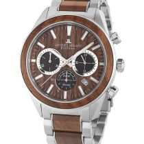 Jacques Lemans 1-2115J Eco Power Wood 44mm Reloj Hombre 10ATM