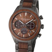 Jacques Lemans 1-2115K Eco Power Wood 44mm Reloj Hombre 10ATM