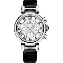 Edox 10220-3C-AR LaPassion Cronografo Reloj Mujer 35mm 5ATM