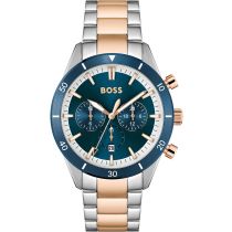 BOSS 1513937 Santiago Crono 45mm Reloj Hombre 5ATM