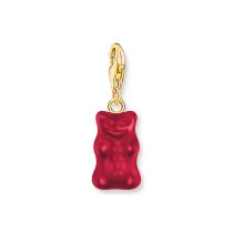 Thomas Sabo 2190-413-10 Charm Rojo Colgante Ositos de Oro chapado en oro Señoras