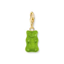 Thomas Sabo 2192-413-6 Charm Verde Colgante Ositos de Oro chapado en oro para señora