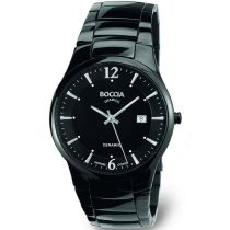 Boccia 3572-02 Reloj Hombre Cerámico Titanio 39mm 3ATM