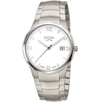 Boccia 3656-01 Reloj Hombres Titanio 39mm 5ATM