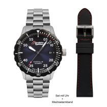 Zeppelin 7268M-3-Set Eurofighter Typhoon Automatico Reloj Hombre 