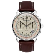 Zeppelin 7614-5 LZ-127 Cronografo 43mm Reloj Hombre 5ATM