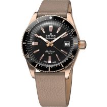 Edox 80131-37RNC-NI Skydiver Automático + 2a correa Reloj Mujer