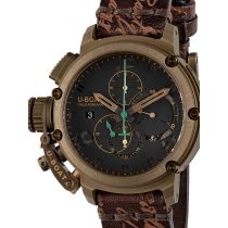 U-Boat 8526 Chimera Bronce Cronografo Automatico Reloj Hombre 