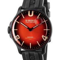 U-Boat 8698/B Darkmoon Red IPB Soleil 44mm Reloj Hombre 5ATM