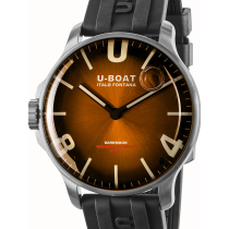 U-Boat 8703/B Darkmoon Brown SS Soleil 44mm Reloj Hombre 5ATM