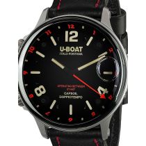 U-Boat 9674 Capsoil Doppiotempo SS GMT Reloj Hombre 55mm 10ATM