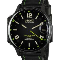 U-Boat 9675 Capsoil Doppiotempo DLC GMT Reloj Hombre 55mm 10ATM