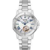 Bulova 96L326 Reloj Mujer Marine Star Automático 35mm 10ATM