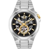 Bulova 98A224 Clasico Automatico 46mm Reloj Hombre 10ATM