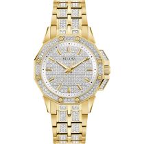 Bulova 98L302 Crystal Octava Reloj Mujer 34mm 3ATM