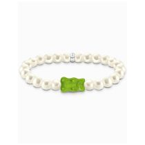 Thomas Sabo A2154-017-6-L15 Pulsera de cuentas Ositos de Oro verde 15 cm