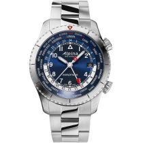 Alpina AL-255N4S26B Startimer Pilot Worldtimer Reloj Hombre 