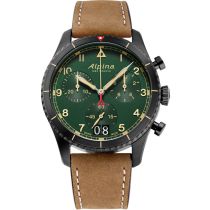 Alpina AL-372GR4FBS26 Startimer Pilot Cronografo Reloj Hombre 