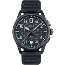 AVI-8 AV-4089-03 Spitfire Cronografo 42mm Reloj Hombre 5ATM