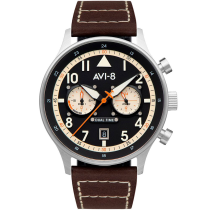 AVI-8 av-4088-01 Carey Dual Time 44mm Reloj Hombre 5ATM