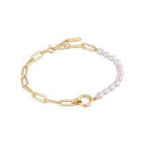 ANIA HAIE Pulsera Pearl Power B043-02G para mujeres