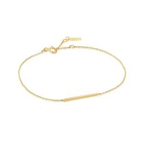 ANIA HAIE BAU001-06YG Gold Solid Bar Pulsera para mujeres Oro 14K