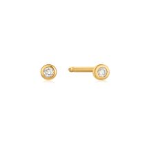 ANIA HAIE Pendientes Bezel Oro 14K EAU001-24YG