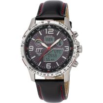 ETT EGT-11573-21L Reloj Hombre Solar Titan Reloj Controlado Por Radio 43mm 10ATM