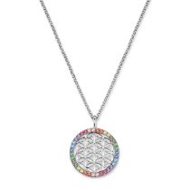 Engelsrufer ERN-LILLIFL-ZIM Flower of Life Collar de mujer 45cm, ajustable