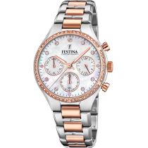 Festina F20403/1 Boyfriend Crono Reloj Mujer 36mm 5ATM