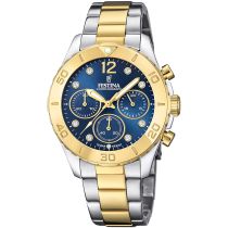 Festina F20604/3 Boyfriend Cronografo Reloj Mujer 39mm 10ATM