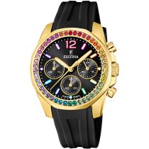 Festina F20650/3 Boyfriend Cronografo Reloj Mujer 38mm 10ATM