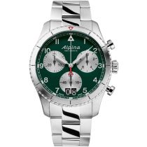 Alpina AL-372GRS4S26B Startimer Pilot Cronografo Reloj Hombre 