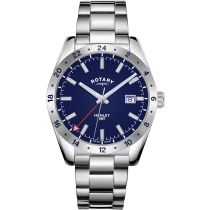 Rotary GB05176/05 Henley GMT Reloj Hombre 40mm 10ATM