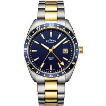 Rotary GB05296/05 Henley GMT Reloj Hombre 40mm 10ATM