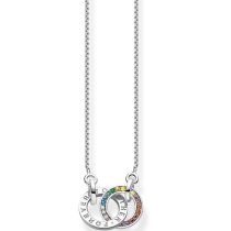 Thomas Sabo KE1488-318-7 Together Rainbow Mujer Collar, adjustable