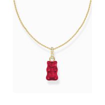 Thomas Sabo KE2209-414-10-L45 Collar con colgante de Ositos de Oro rojo, señora