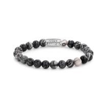 Rebel & Rose Pulsera Black Wolf RR-80032-S-L Hombre