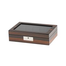 Rothenschild caja de reloj RS-2386-10EB para 10 relojes ébano