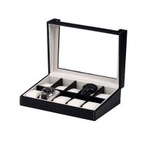 Rothenschild Caja de relojes RS-3041-10BL para 10 relojes negro