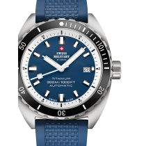 Swiss Military SMA34100.09 Diver Titanio Automatico Reloj Hombre 42mm 30ATM