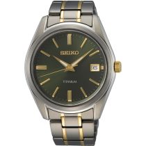 Seiko SUR377P1 Classic Titanio Cristal de Zafiro 40mm 10ATM