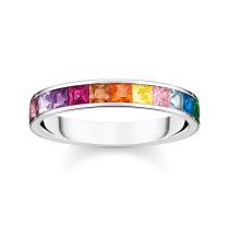 Thomas Sabo Anillo de mujer TR2403-477-7-52 Stone Rainbow, tamano 52