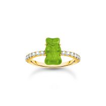 Thomas Sabo TR2459-414-6-54 Anillo de oro con Ositos de Oro verde Señoras