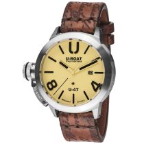 U-Boat 8106 Clásicoo U-47 Automático Reloj Hombre beige 47mm 100M