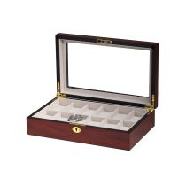 Rothenschild Caja de relojes RS-1087-12C para 12 relojes cereza