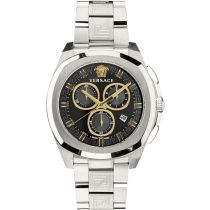 Versace VE7CA0723 New Cronografo Geo Reloj Hombre 43mm 5ATM 