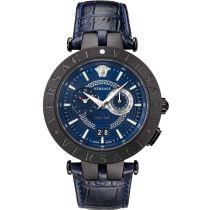 Versace VEBV00419 New V-Race Dual-Time 46mm Reloj Hombre 5ATM