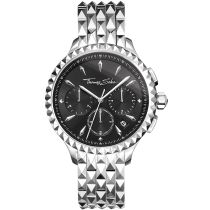 Thomas Sabo WA0346-201-203 Rebel at Heart Cronografo Reloj Mujer 38mm 3ATM