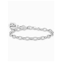 Thomas Sabo X0291-001-21-L17 Pulsera de plata con charm y anillo con el logotipo del Ositos de Oro